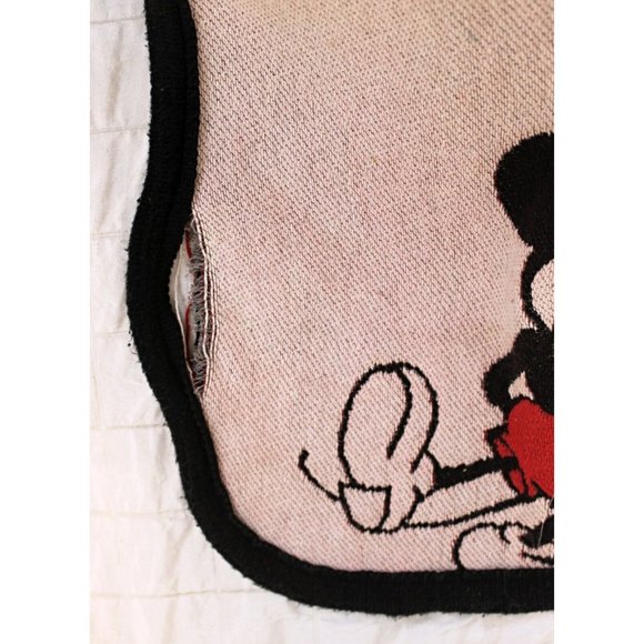 Beacon Blankets Mickey Mouse 55" x 65" Cotton Throw Blanket Red White Navy Blue - Picture 10 of 12